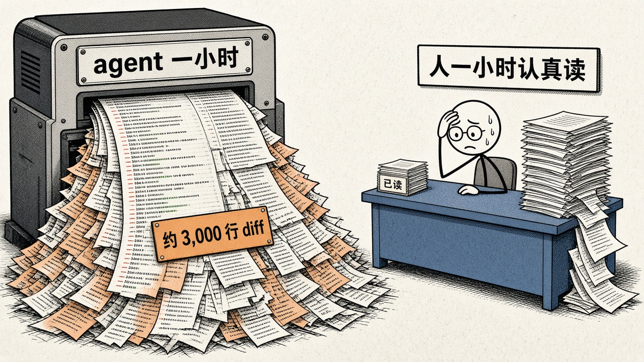 一小时：agent 写的，和人读得完的